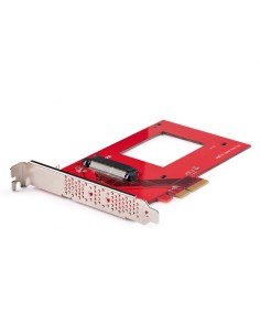 StarTech.com Scheda adattatore da U.3 a PCIe, adattatore PCIe 4.0 x4 per SSD U.3 NVMe da 2,5", scheda aggiuntiva PCI Express