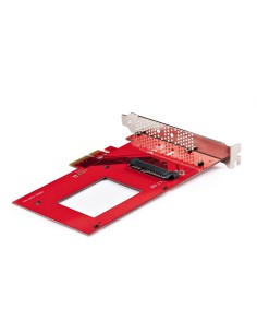 StarTech.com Scheda adattatore da U.3 a PCIe, adattatore PCIe 4.0 x4 per SSD U.3 NVMe da 2,5", scheda aggiuntiva PCI Express 2