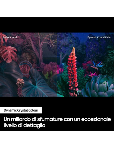 Samsung Series 8 TV UE75CU8070UXZT Crystal UHD 4K, Smart TV 75" Processore Crystal 4K, Adaptive Sound, Black 2023