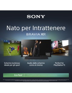 Sony BRAVIA XR | XR-65A95L | QD-OLED | 4K HDR | Google TV | ECO PACK | BRAVIA CORE | Perfect for PlayStation5 | Seamless Edge 2