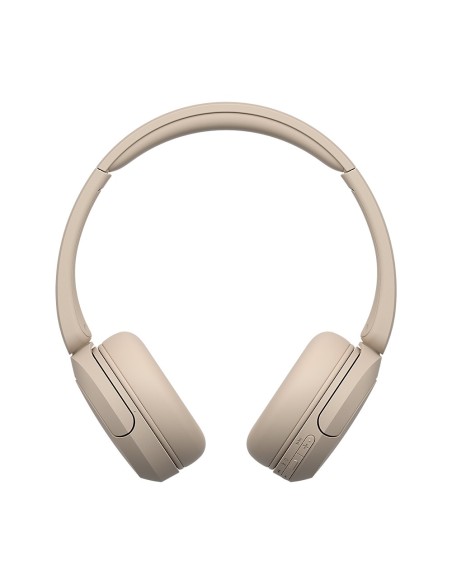 Sony WH-CH520 Auricolare Wireless A Padiglione Musica e Chiamate USB tipo-C Bluetooth Base di ricarica Crema