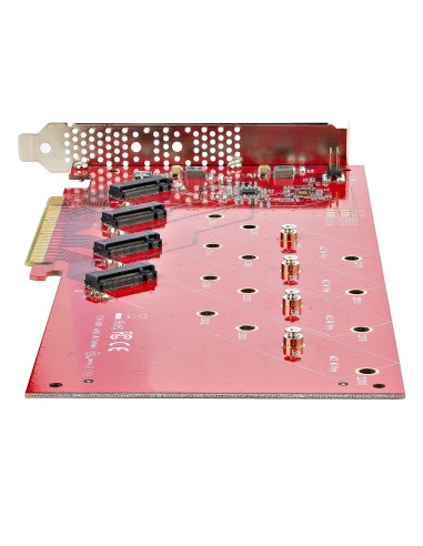 StarTech.com QUAD-M2-PCIE-CARD-B scheda di interfaccia e adattatore Interno M.2