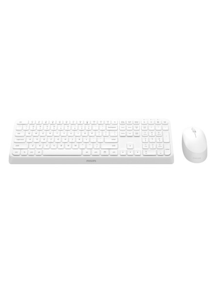 Philips 3000 series SPT6307W 34 tastiera Mouse incluso RF Wireless QWERTY Inglese Bianco