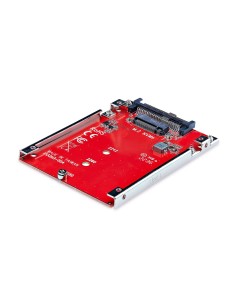 StarTech.com Adattatore SSD M.2 a U.3, Per Unità M.2 PCIe NVMe, Adattatore convertitore host PCIe M.2 a U.3 da 2,5" 2