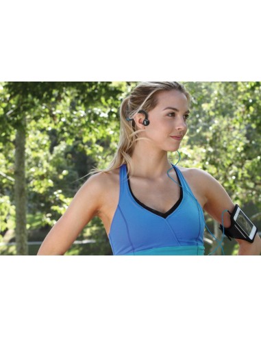 SHOKZ Sportz Titanium Auricolare Cablato A clip, A Padiglione Sport Micro-USB Nero, Blu