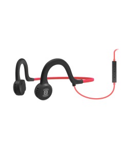 SHOKZ Sportz Titanium Auricolare Cablato A clip, A Padiglione Sport Micro-USB Nero, Rosso