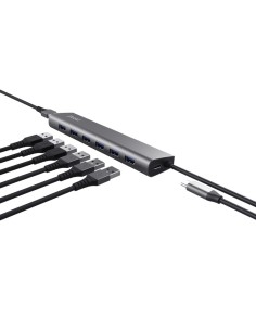Trust Halyx USB 3.2 Gen 1 (3.1 Gen 1) Type-A 5000 Mbit s Argento 2