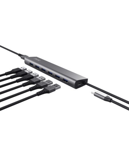 Trust Halyx USB 3.2 Gen 1 (3.1 Gen 1) Type-A 5000 Mbit s Argento