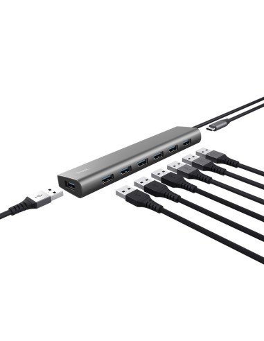 Trust Halyx USB 3.2 Gen 1 (3.1 Gen 1) Type-A 5000 Mbit s Argento