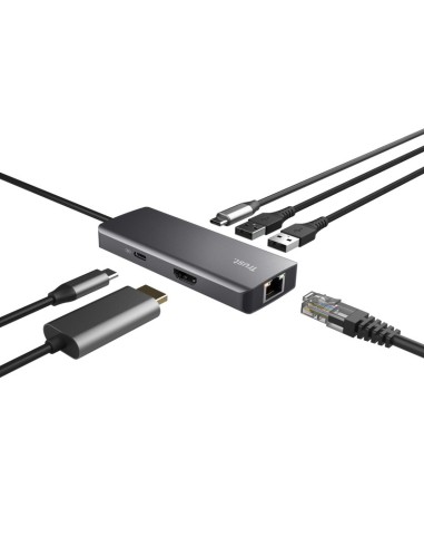 Trust Dalyx USB tipo-C 1000 Mbit s Argento