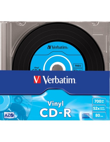 Verbatim CD-R AZO Data Vinyl 700 MB 10 pz