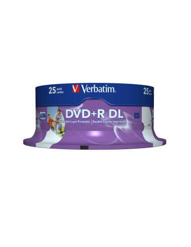 Verbatim 43667 DVD vergine 8,5 GB DVD+R DL 25 pz