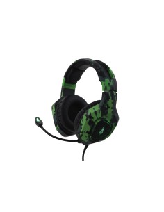 SureFire Skirmish Auricolare Cablato A Padiglione Giocare USB tipo A Nero, Mimetico, Verde