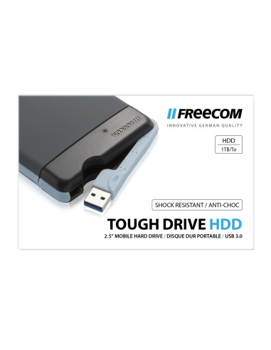 Freecom Tough Drive disco rigido esterno 1 TB Grigio