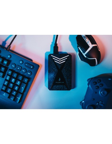 SureFire Gaming disco rigido esterno 1 TB Nero, Grigio