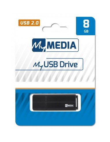 MyMedia MyUSB Drive unità flash USB 8 GB USB tipo A 2.0 Nero