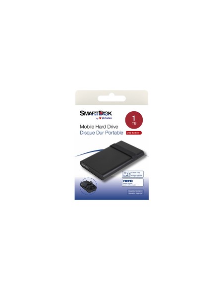 Verbatim SmartDisk disco rigido esterno 500 GB Nero