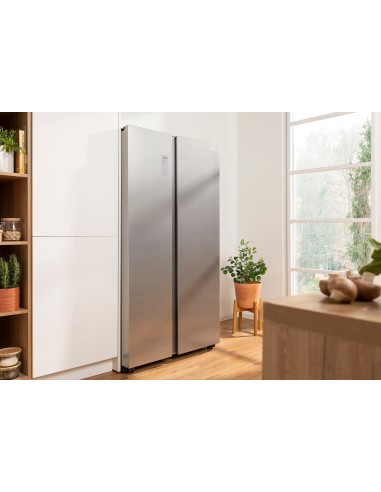 Hisense RS711N4ACE frigorifero side-by-side Incasso libero 550 L E Stainless steel