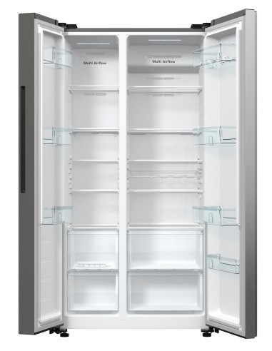 Hisense RS711N4ACE frigorifero side-by-side Incasso libero 550 L E Stainless steel