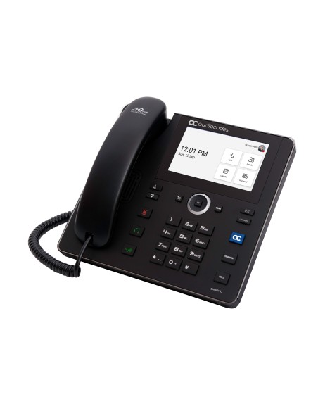 AudioCodes C455HD telefono IP Nero 8 linee TFT