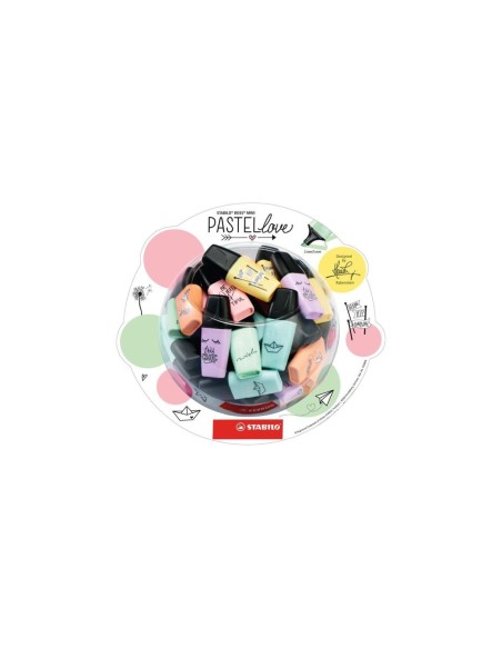 STABILO Boss Mini Pastellove evidenziatore 50 pz Multicolore