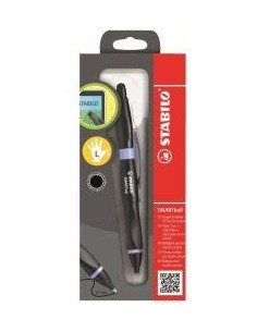STABILO SMARTball 2.0 Nero Penna a sfera retrattile a clip 1 pz