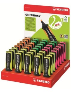 STABILO 6070 40-1 evidenziatore 40 pz Verde, Arancione, Rosa, Giallo