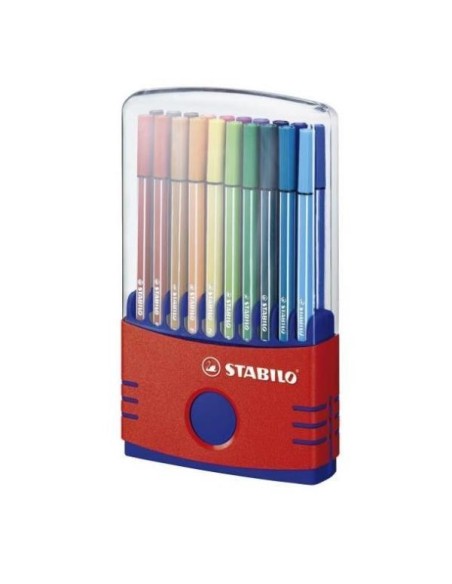 STABILO Pen 68 marcatore Multicolore 20 pz