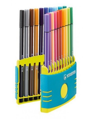 STABILO ColorParade Pen 68 marcatore Medio Multicolore 20 pz