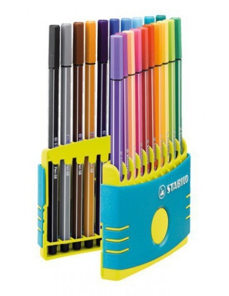 STABILO ColorParade Pen 68 marcatore Medio Multicolore 20 pz