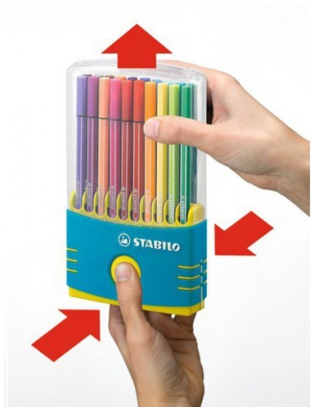 STABILO ColorParade Pen 68 marcatore Medio Multicolore 20 pz