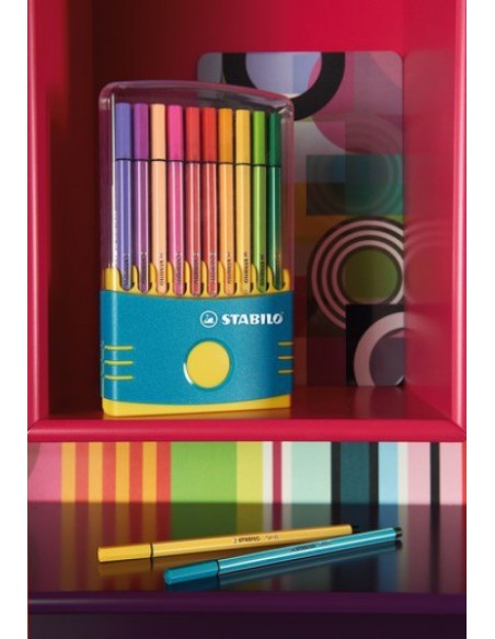 STABILO ColorParade Pen 68 marcatore Medio Multicolore 20 pz