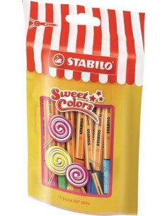 STABILO point 88 Mini Sweet Colors marcatore Fine Multicolore 15 pz