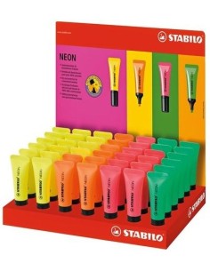 STABILO 72 42-1 evidenziatore 42 pz Punta smussata Verde, Arancione, Rosa, Giallo