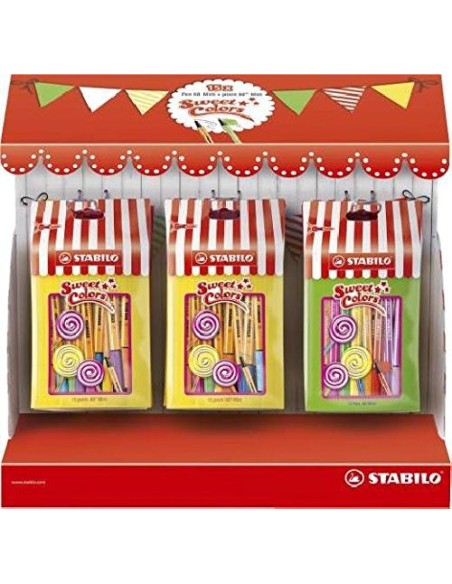 STABILO Pen 68 Mini Sweet Colors marcatore Fine Multicolore 180 pz