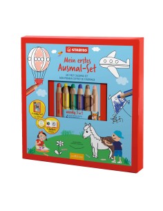 STABILO woody 3 in 1 Multicolore 6 pz