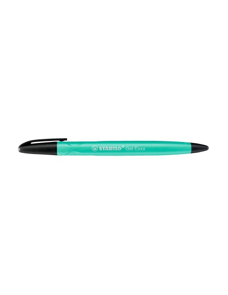 STABILO Gel Exxx Penna in gel con cappuccio Medio Verde 1 pz