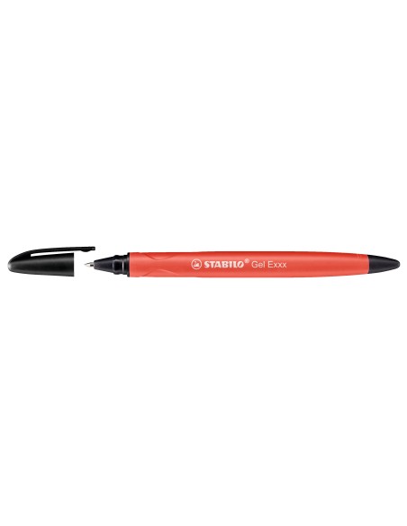 STABILO Gel Exxx Penna in gel con cappuccio Medio Rosso 1 pz