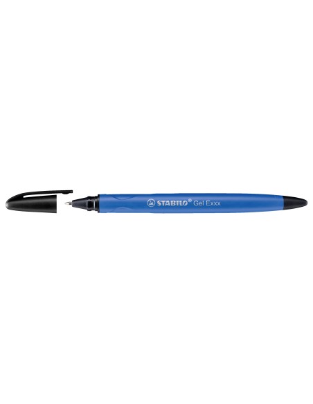 STABILO Gel Exxx Penna in gel con cappuccio Medio Blu 1 pz