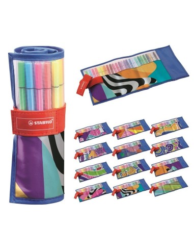 STABILO Pen 68 Individual Just like you, rotolo in edizione limitata con 25 pennarelli