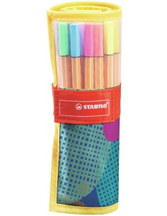 STABILO Point 88 Individual Just like you, rotolo in edizione limitata con 25 penne colorate