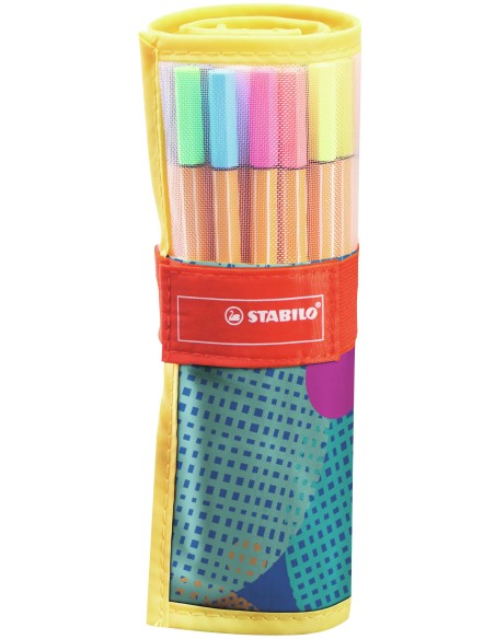 STABILO Point 88 Individual Just like you, rotolo in edizione limitata con 25 penne colorate