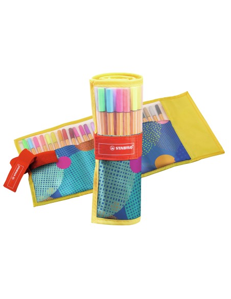 STABILO Point 88 Individual Just like you, rotolo in edizione limitata con 25 penne colorate
