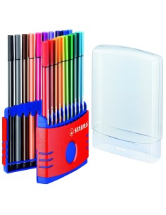 STABILO Pen 68 marcatore Multicolore 20 pz