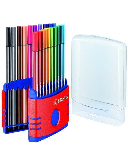 STABILO Pen 68 marcatore Multicolore 20 pz