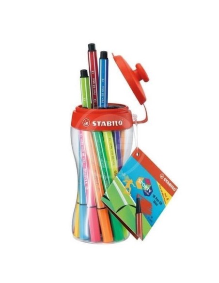 STABILO Pen 68 Mini marcatore Multicolore 18 pz