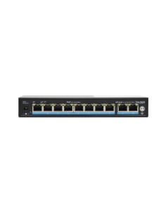 Vultech Security Switch PoE+ (Unmanaged) 8 porte 10 100 FE + 2 porte Uplink 10 100 1000 GE