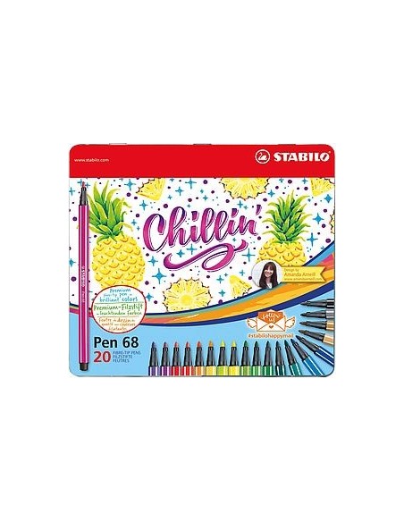 STABILO 6820-05-01 marcatore Vivido 20 pz