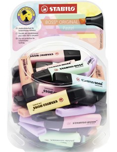 STABILO Boss Original Pastel evidenziatore 60 pz Punta smussata Multicolore