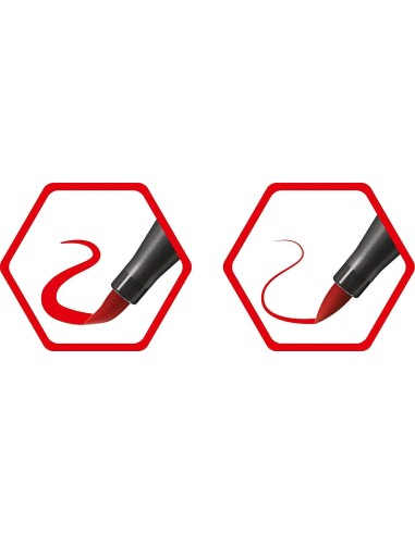 STABILO Pen 68 brush marcatore Multicolore 20 pz